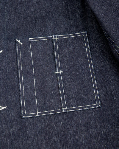 WWII Denim Engineer Coat - Indigo