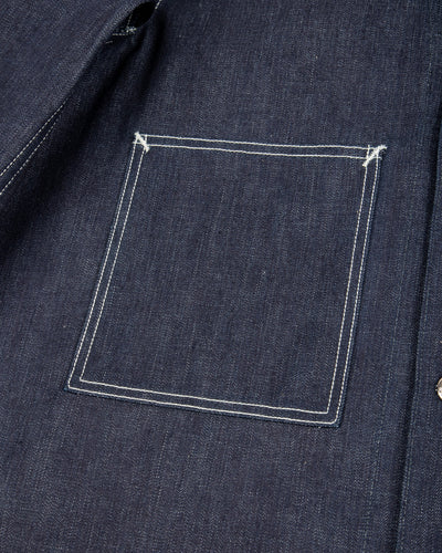 WWII Denim Engineer Coat - Indigo