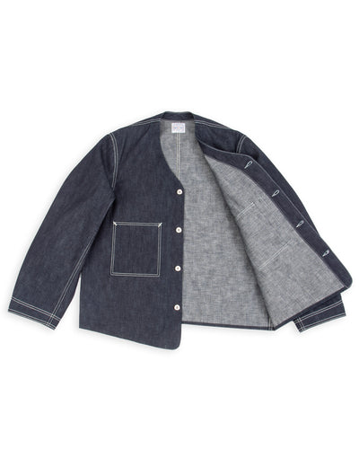WWII Denim Engineer Coat - Indigo