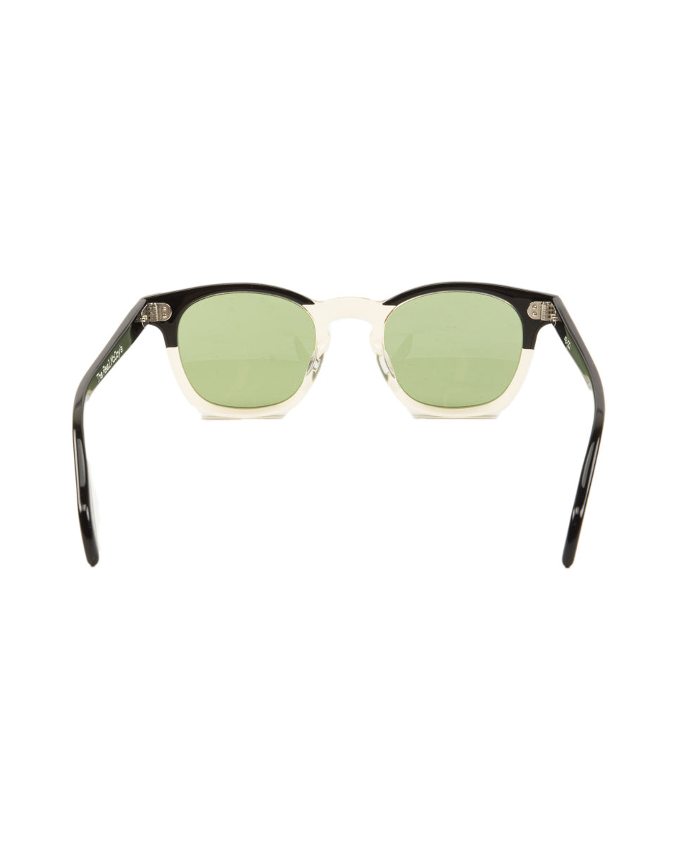 The Real McCoy's Wellington Sun Glasses - Black/White - Standard & Strange