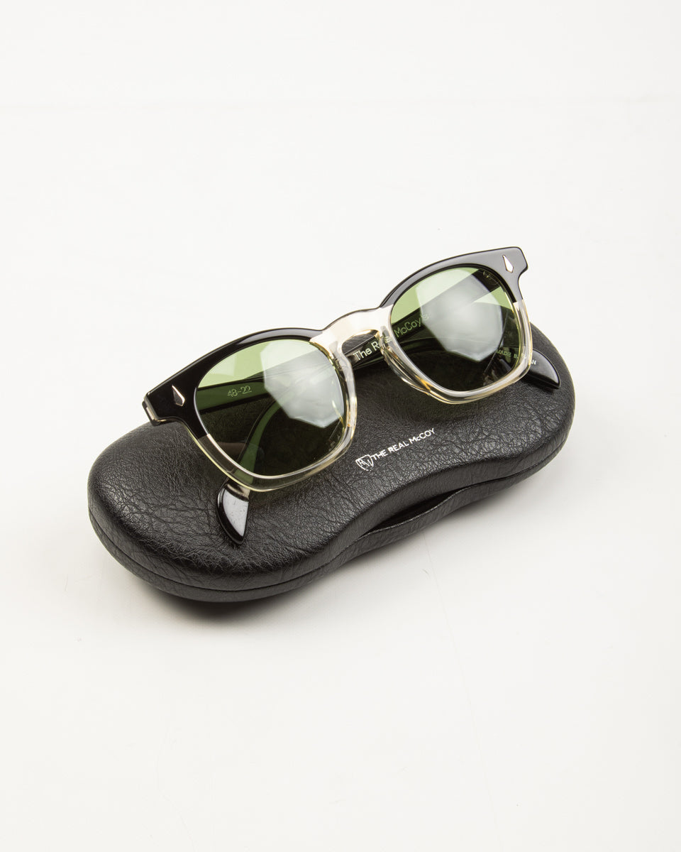 The Real McCoy's Wellington Sun Glasses - Black/White - Standard & Strange