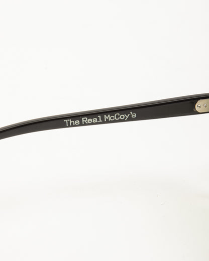 The Real McCoy's Wellington Sun Glasses - Black/White - Standard & Strange