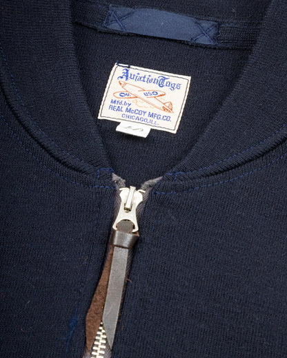 The Real McCoy's Winter Aviation Sweater - Navy - Standard & Strange