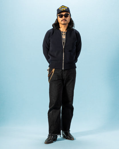 The Real McCoy's Winter Aviation Sweater - Navy - Standard & Strange