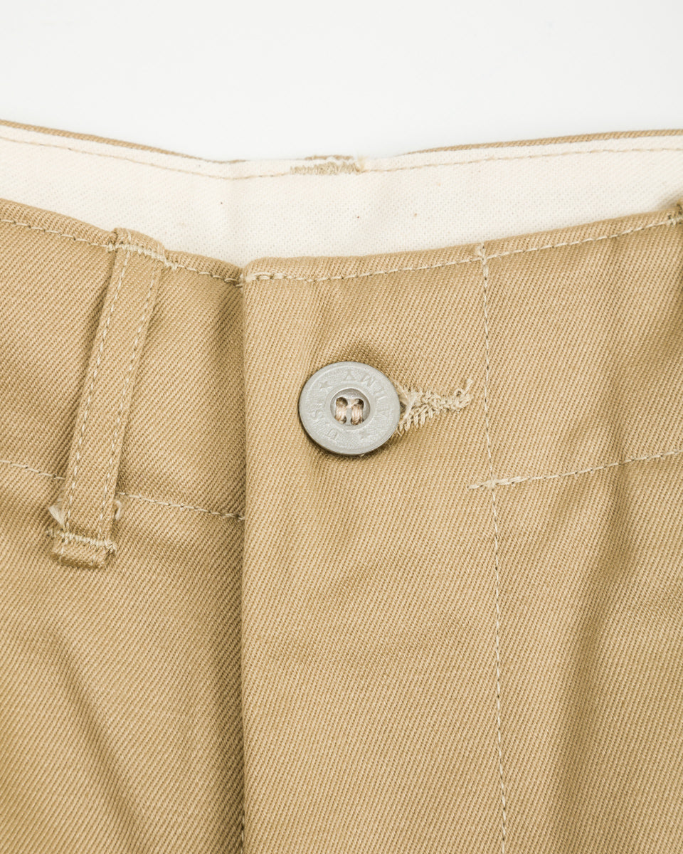 The Real McCoy's Trousers, Cotton, Khaki, 1941 - Khaki - Standard & Strange