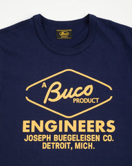 The Real McCoy's Buco Tee / Engineers - Navy - Standard & Strange