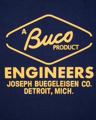 The Real McCoy's Buco Tee / Engineers - Navy - Standard & Strange