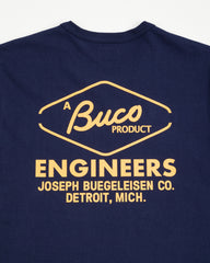 The Real McCoy's Buco Tee / Engineers - Navy - Standard & Strange