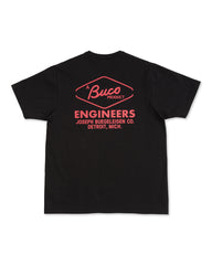 The Real McCoy's Buco Tee / Engineers - Black - Standard & Strange