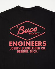 The Real McCoy's Buco Tee / Engineers - Black - Standard & Strange