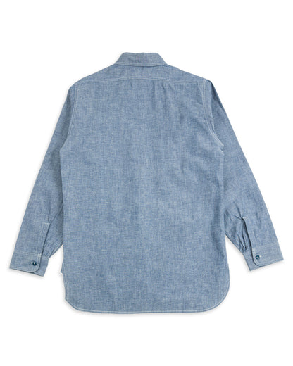 The Real McCoy's U.S. Navy Chambray L/S Shirt - Light Blue - Standard & Strange
