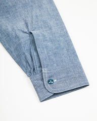 The Real McCoy's U.S. Navy Chambray L/S Shirt - Light Blue - Standard & Strange