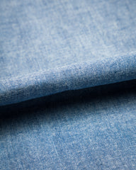 The Real McCoy's 8HU Chambray Serviceman Shirt - Light Blue - Standard & Strange