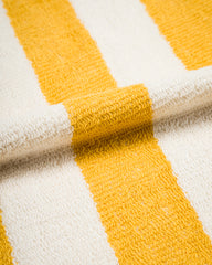 The Real McCoy's Stripe Cotton Pile Beach Shirt - Yellow - Standard & Strange