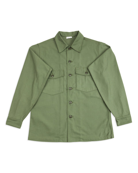 The Real McCoy's Shirt, Man's, Cotton, Sateen - OG-107 - Standard & Strange