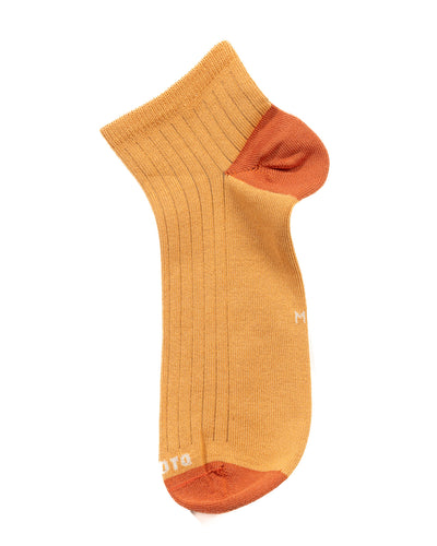 RoToTo Hybrid Ankle Socks - Light Orange/Terracotta - Standard & Strange