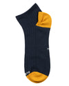 RoToTo Hybrid Ankle Socks - Navy/Yellow - Standard & Strange