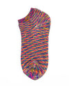 RoToTo Washi Pile Short Socks "Kasuri" - Rainbow - Standard & Strange