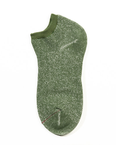 RoToTo Washi Pile Short Socks - Olive Green - Standard & Strange