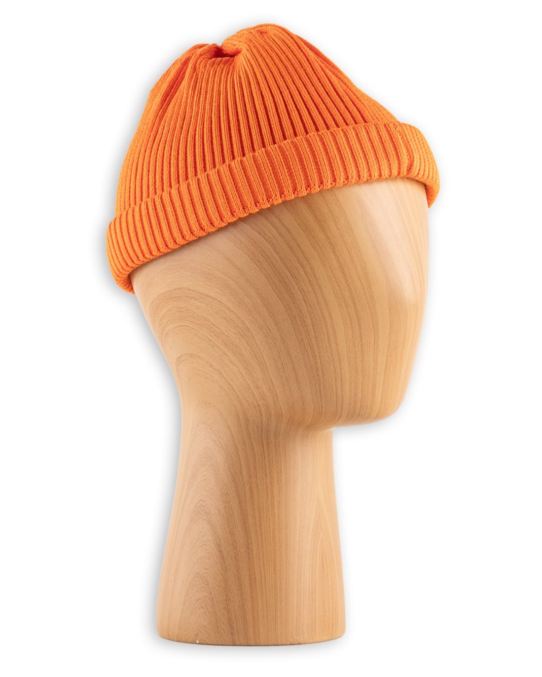 RoToTo Cotton Roll-Up Beanie - Orange - Standard & Strange