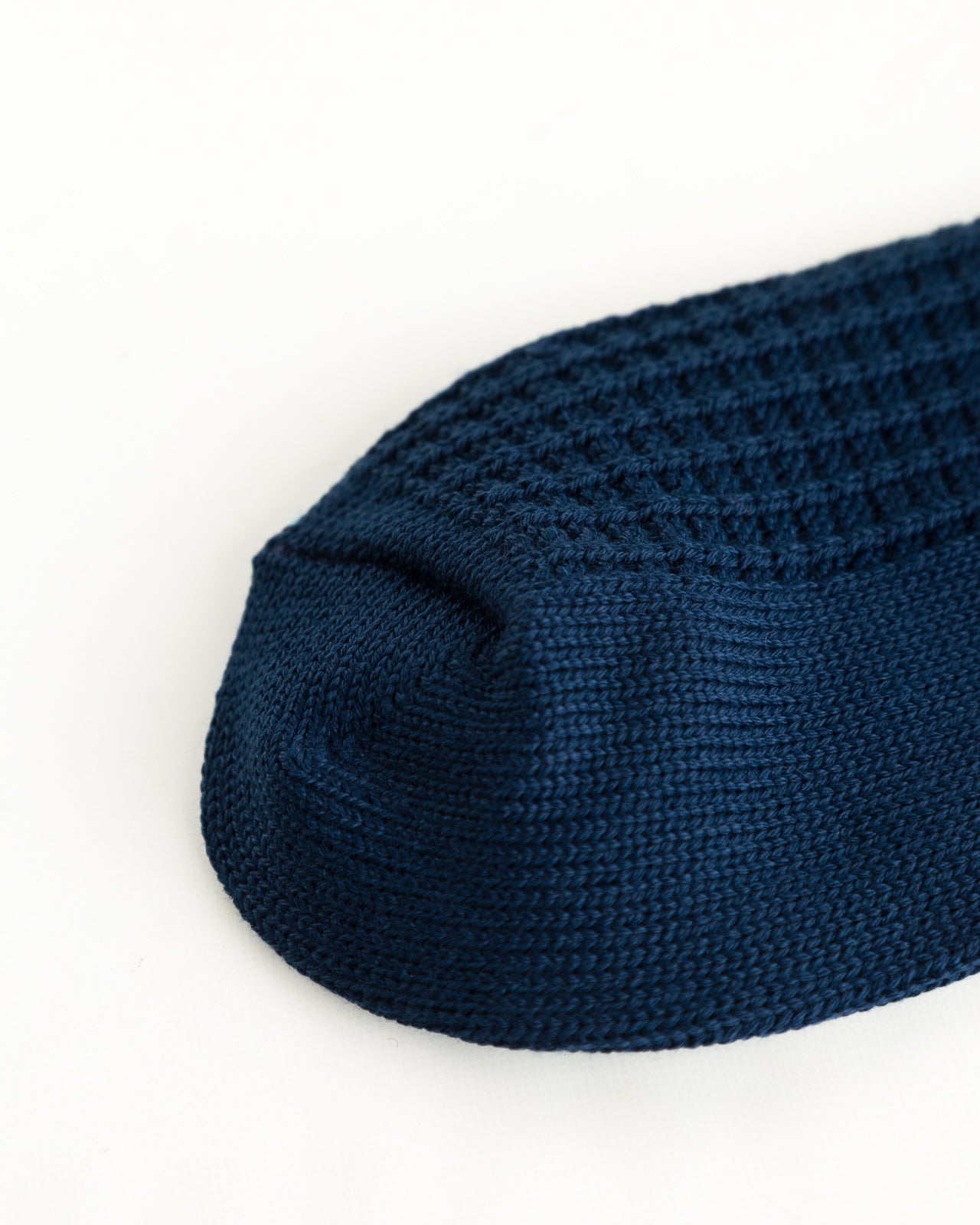 RoToTo Cotton Waffle Socks - Dull Blue - Standard & Strange