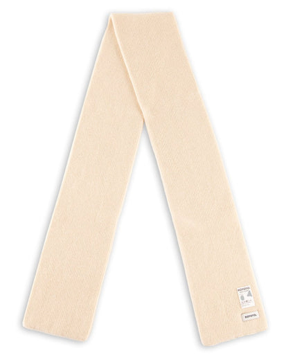 RoToTo Merino Lambswool Sock Knit Scarf - Off White - Standard & Strange