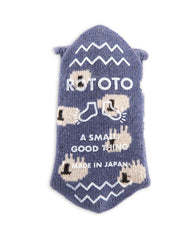 RoToTo Pile Room Socks "Sheep" - Blue - Standard & Strange