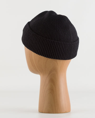 RoToTo Washi/Recycled Cotton Beanie - Black - Standard & Strange