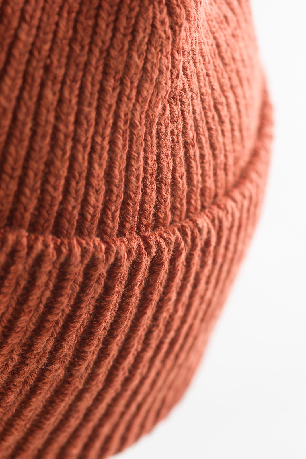 RoToTo Washi/Recycled Cotton Beanie - Dark Orange - Standard & Strange