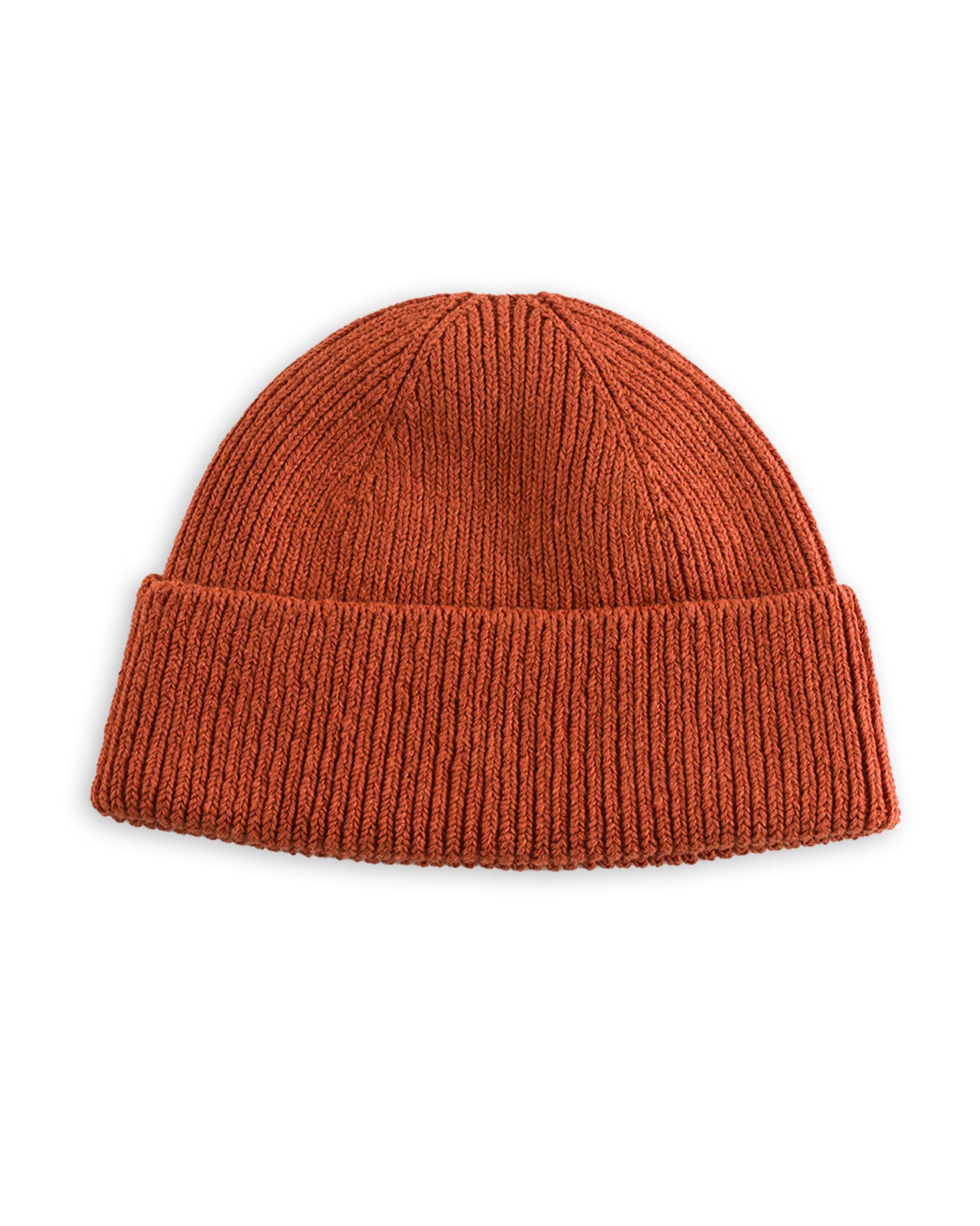 RoToTo Washi/Recycled Cotton Beanie - Dark Orange - Standard & Strange