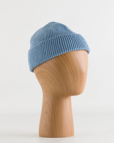 RoToTo Washi/Recycled Cotton Beanie - Sax - Standard & Strange