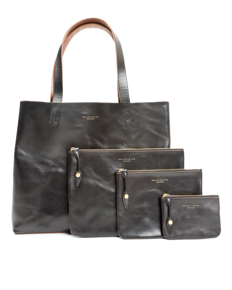 Rolling Dub Trio Box Tote Bag - Black Horse - Standard & Strange