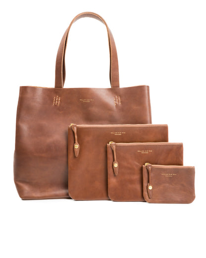 Rolling Dub Trio Box Tote Bag - Brown Horse - Standard & Strange