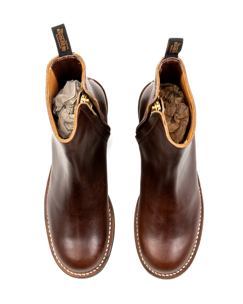 Rolling Dub Trio Casper Side Zip Boot - Brown CXL - Standard & Strange