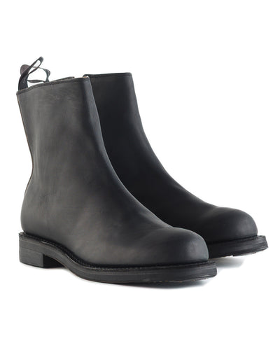 Rolling Dub Trio Casper Side Zip Boot - Black Guidi Calf - Standard & Strange