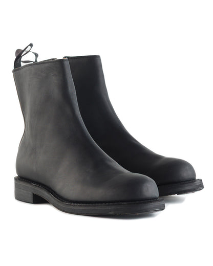 Rolling Dub Trio Casper Side Zip Boot - Black Guidi Calf - Standard & Strange