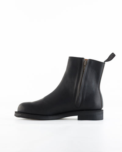 Rolling Dub Trio Casper Side Zip Boot - Black Guidi Calf - Standard & Strange