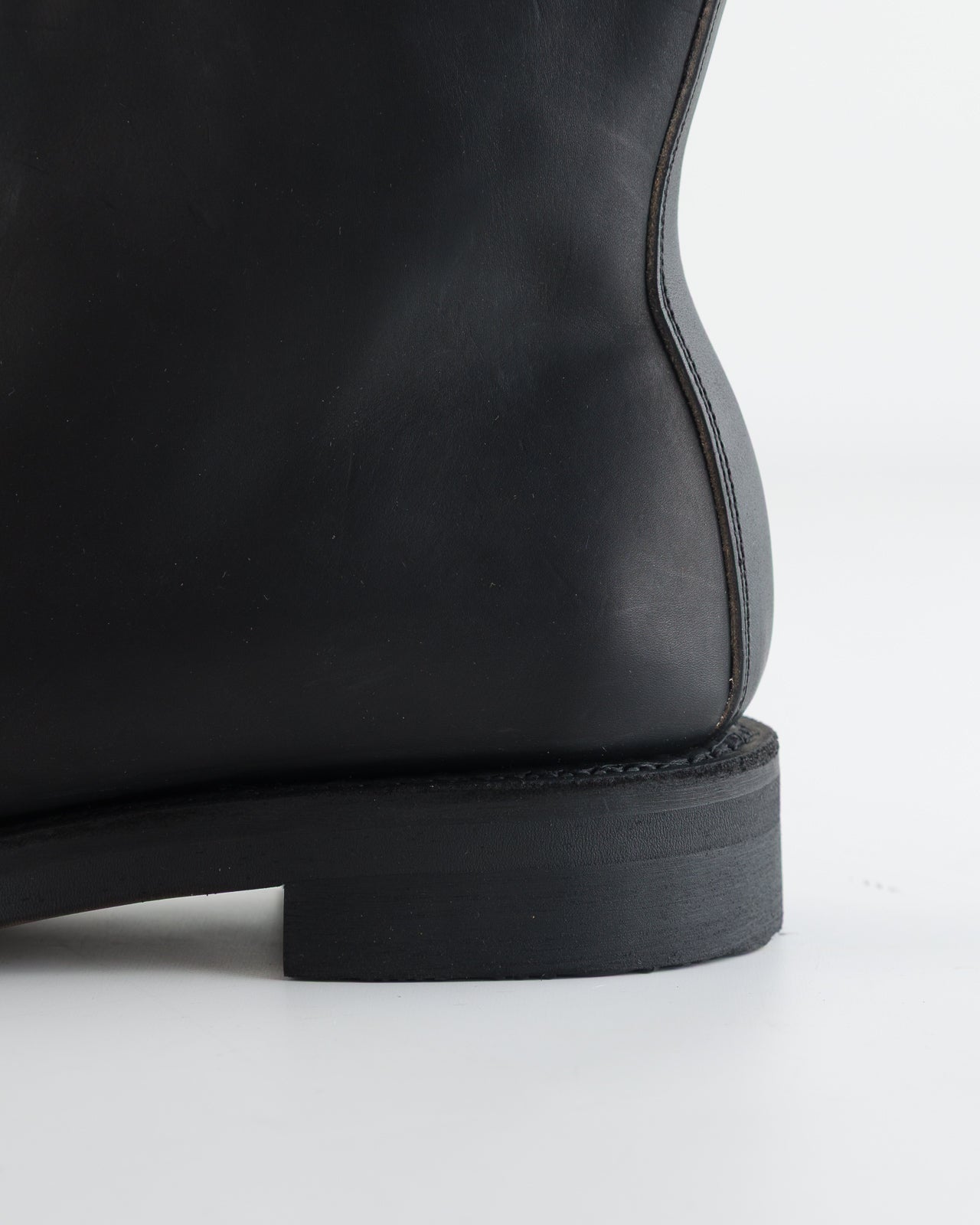 Rolling Dub Trio Casper Side Zip Boot - Black Guidi Calf - Standard & Strange