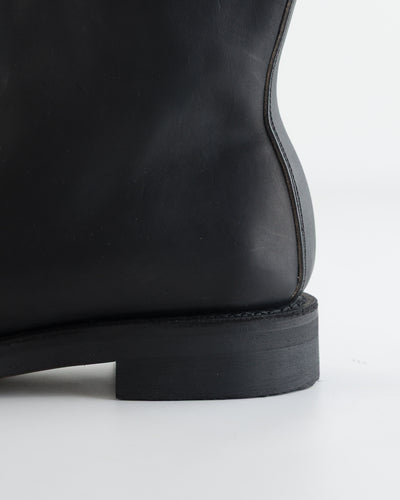 Rolling Dub Trio Casper Side Zip Boot - Black Guidi Calf - Standard & Strange