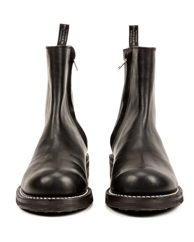 Casper Side Zip Boot - Black Kobe Shrink