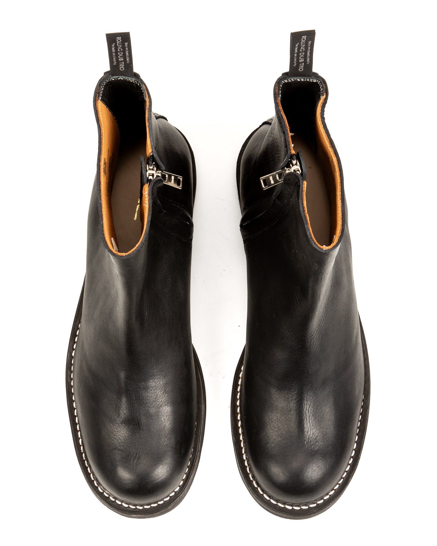 Casper Side Zip Boot - Black Kobe Shrink