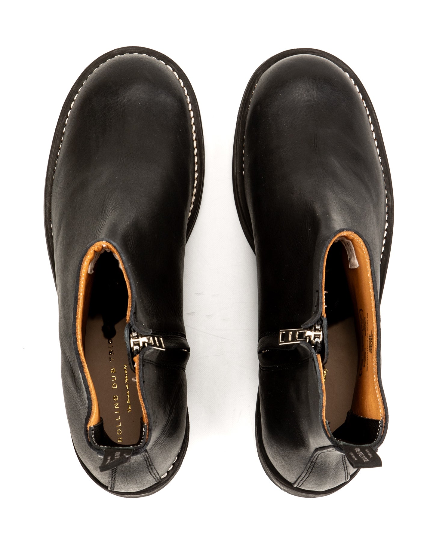 Casper Side Zip Boot - Black Kobe Shrink