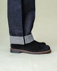 Rolling Dub Trio Casper Side Zip Boot - Black Oiled Suede - Standard & Strange