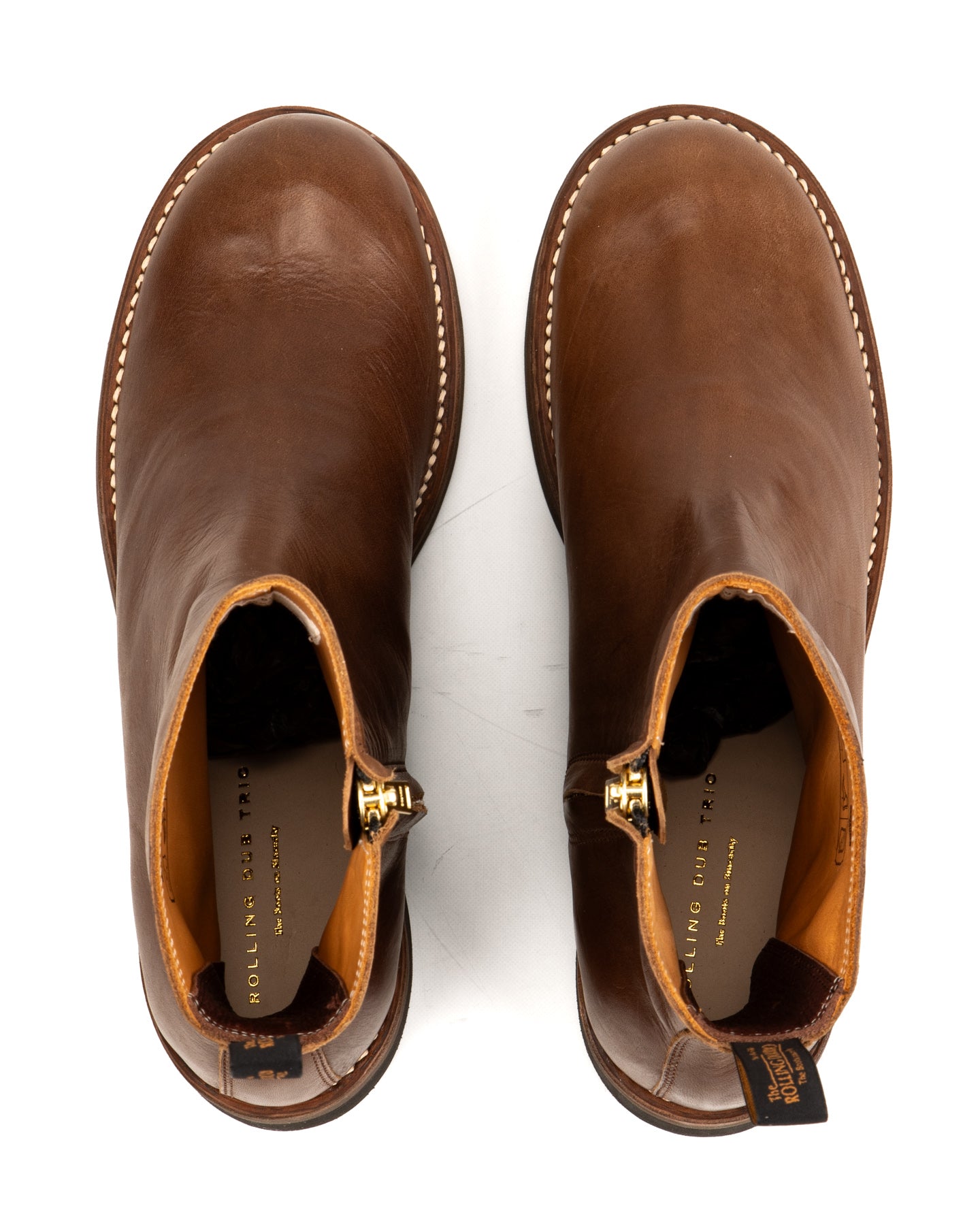 Casper Side Zip Boot - Brown Horsehide – Standard & Strange