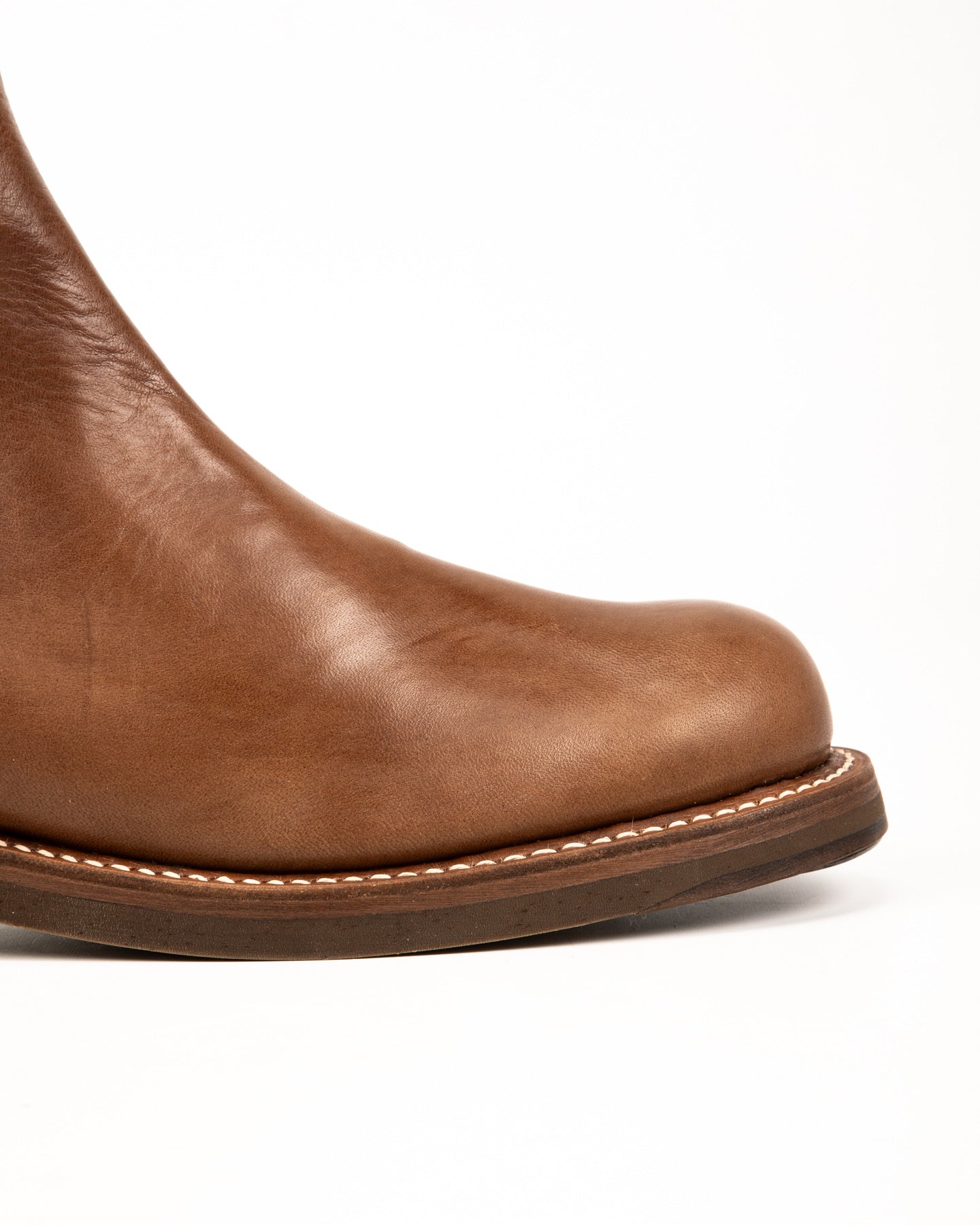 Casper Side Zip Boot - Brown Horsehide – Standard & Strange
