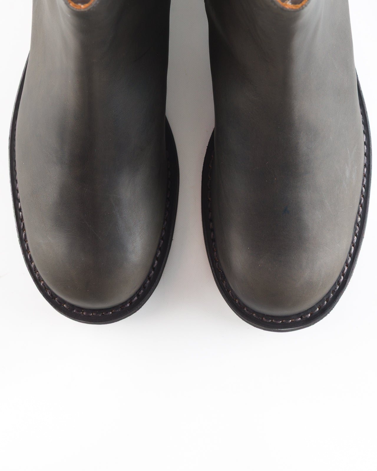 Rolling Dub Trio Casper Side Zip Boot - Gray Guidi Calf - Standard & Strange