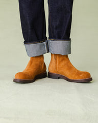 Rolling Dub Trio Casper Side Zip Boot - Tobacco Oiled Suede - Standard & Strange