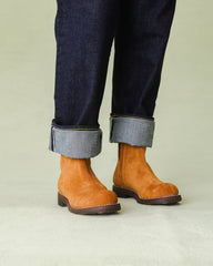 Rolling Dub Trio Casper Side Zip Boot - Tobacco Oiled Suede - Standard & Strange