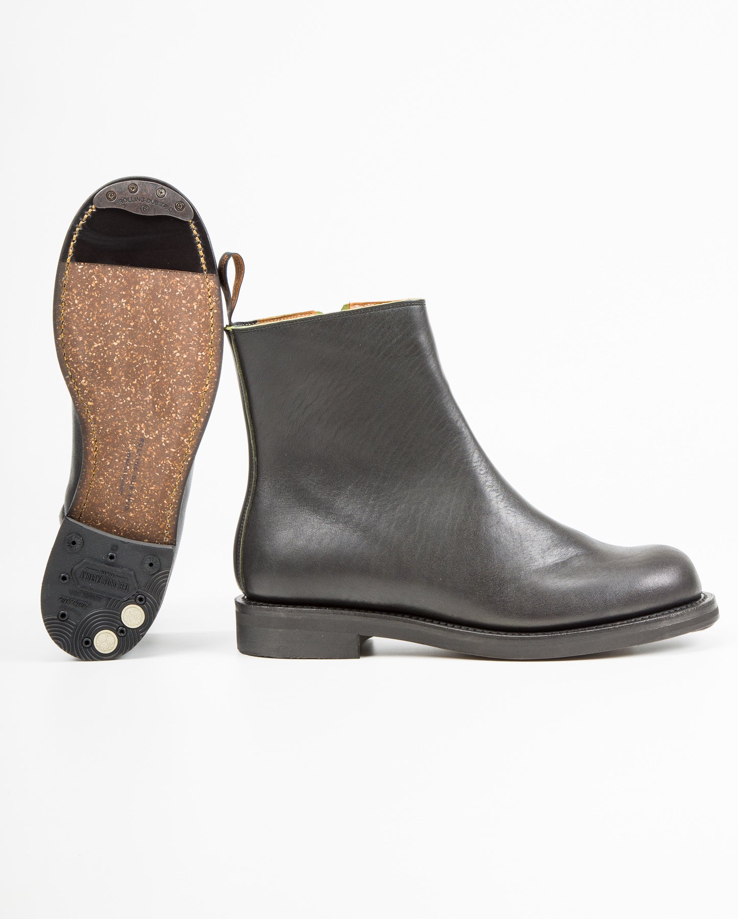 Casper Side Zip Boot - Black/Green Tea Core – Standard & Strange