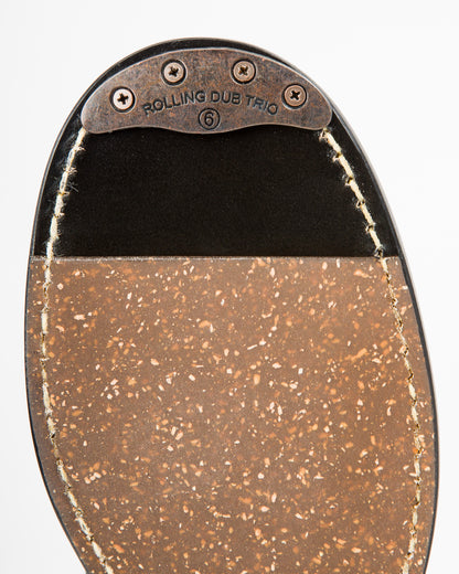 Rolling Dub Trio Coupen Low Moc - All Black Horsehide - Standard & Strange